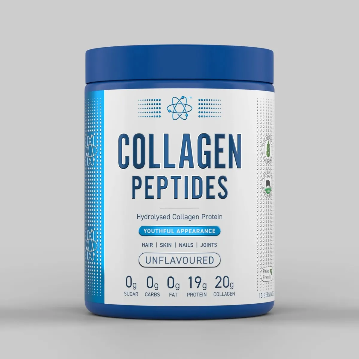 Applied Nutrition Collagen Peptides powder supplement product photo