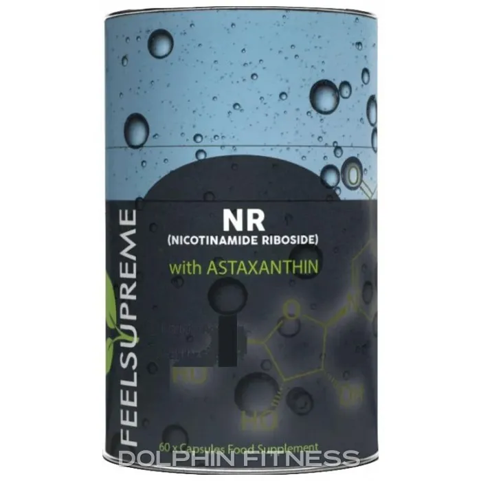 Feel Supreme Nicotinamide Riboside NR with Astaxanthin capsule supplement product photo