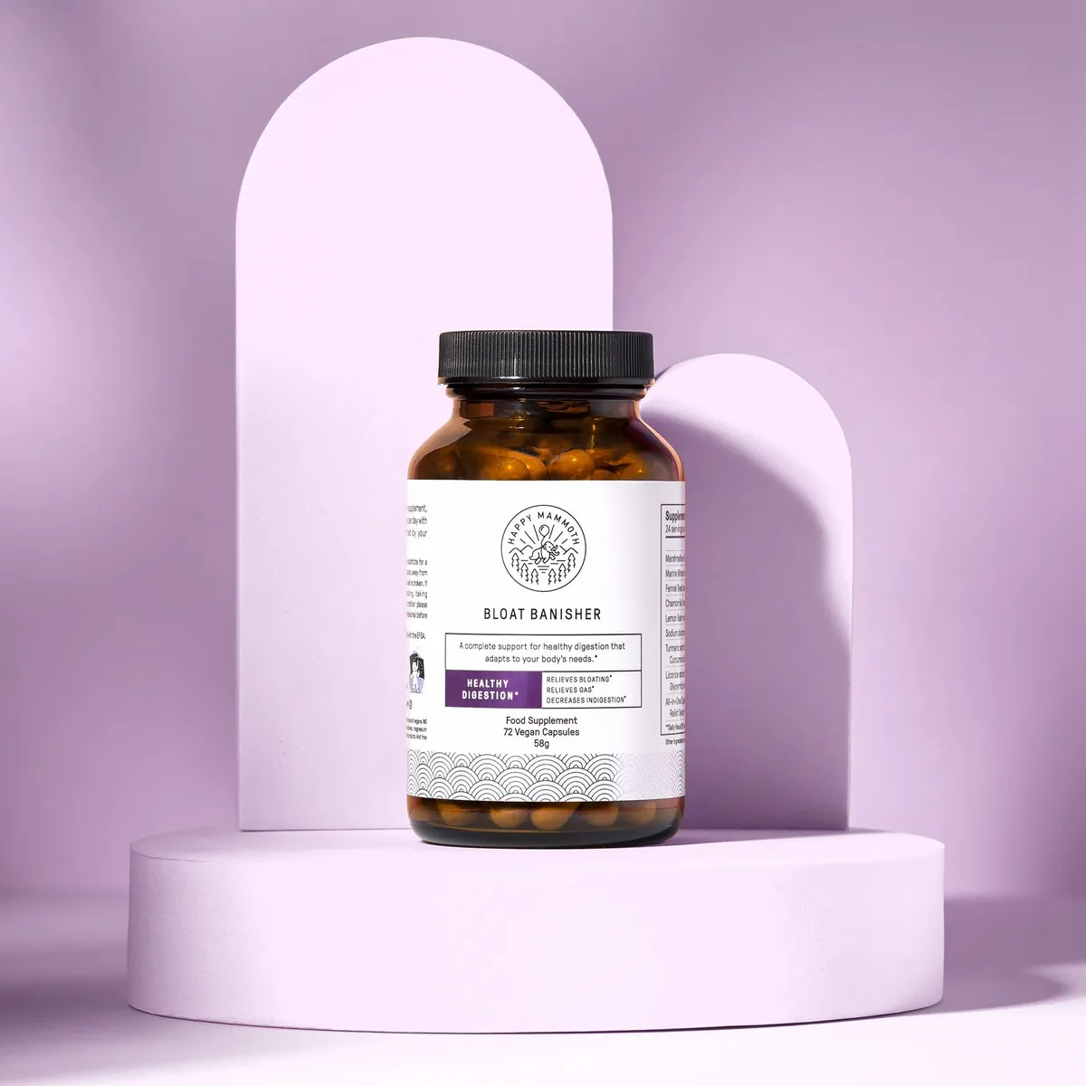 Happy Koala LLC Bloat Banisher™ capsule supplement product photo