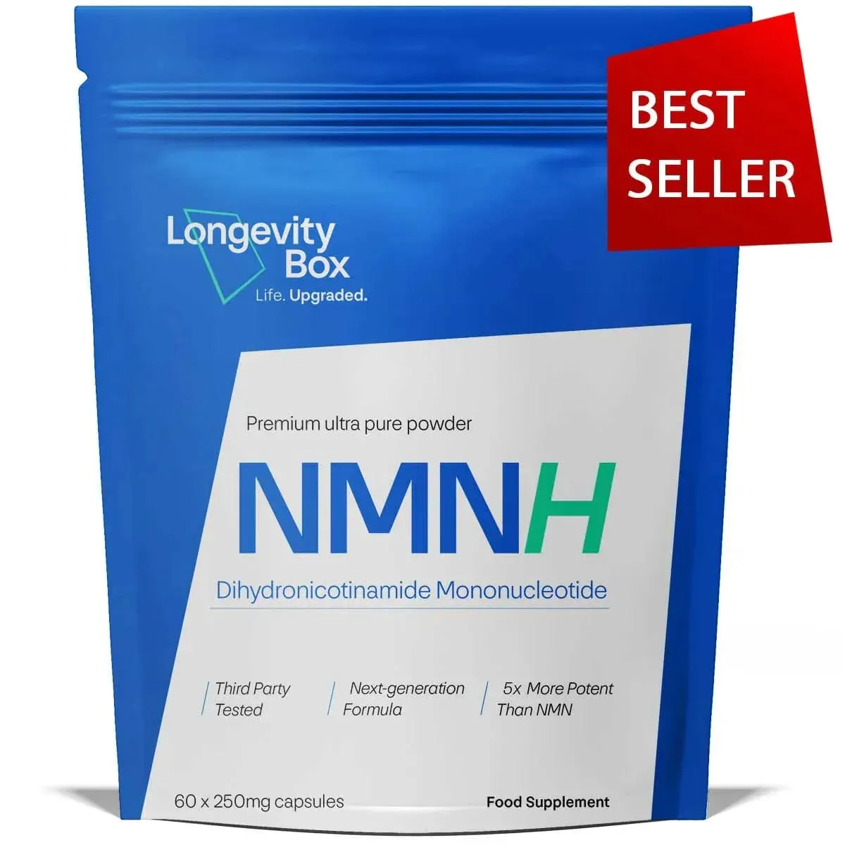 LongevityBox Pure NMNH Supplement capsule supplement product photo