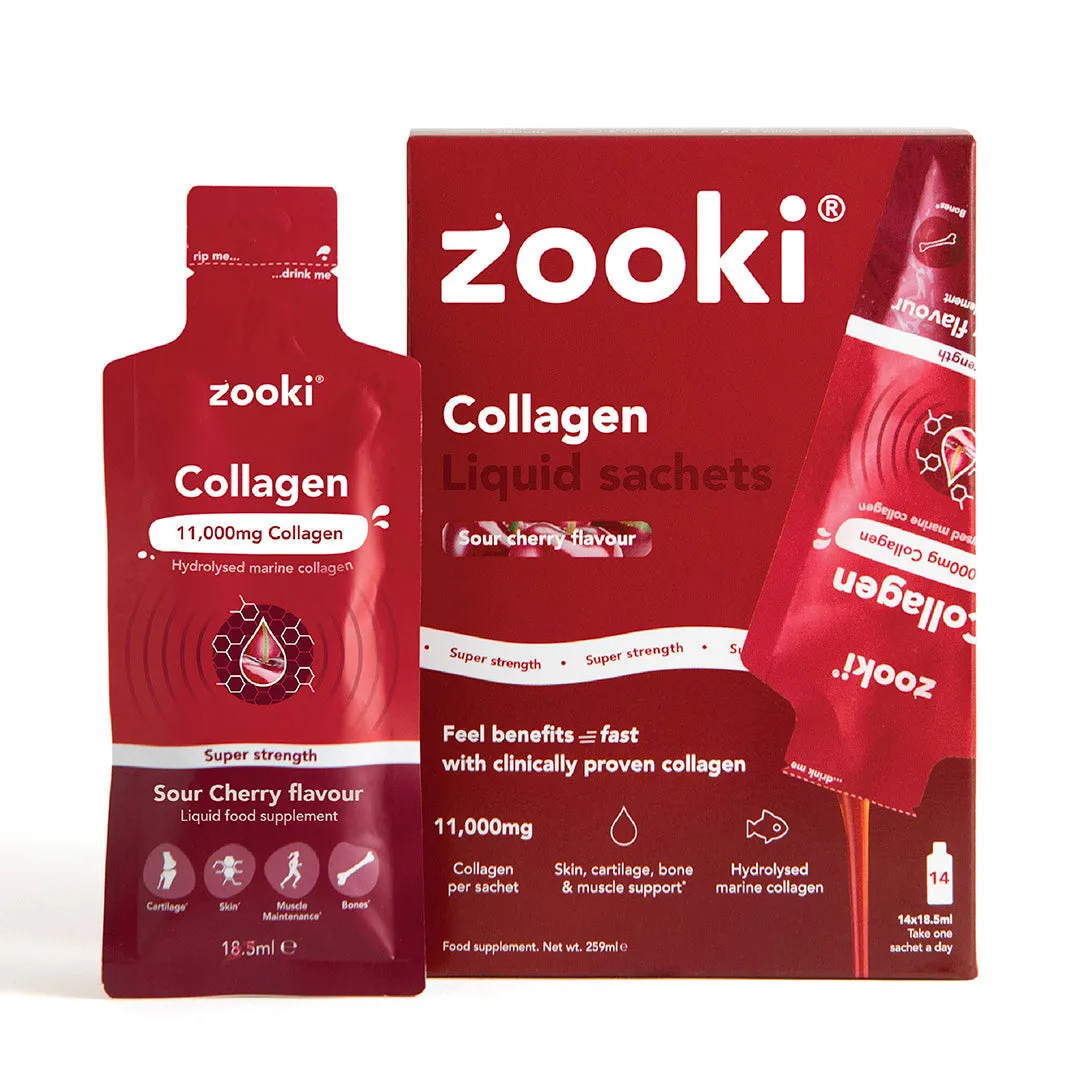 Zooki Super Strength Collagen, 11,000mg sachets supplement product photo